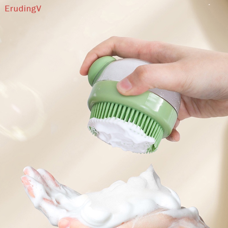 [ErudingV] Bàn Chải Chà Rửa Bằng Silicon Linh Hoạt Cầm Tay Chà Rửa Cho Thú Cưng