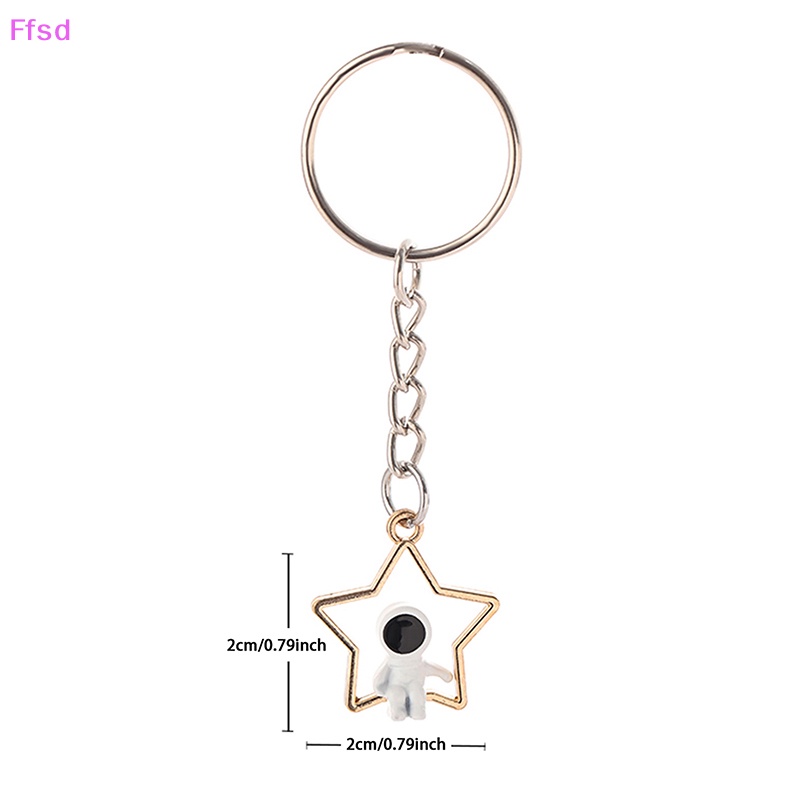 {Ffsd} Móc Khóa Cặp Đôi Hình Mặt Trăng Ngôi Sao Thiết Kế Sáng Tạo Lãng Mạn