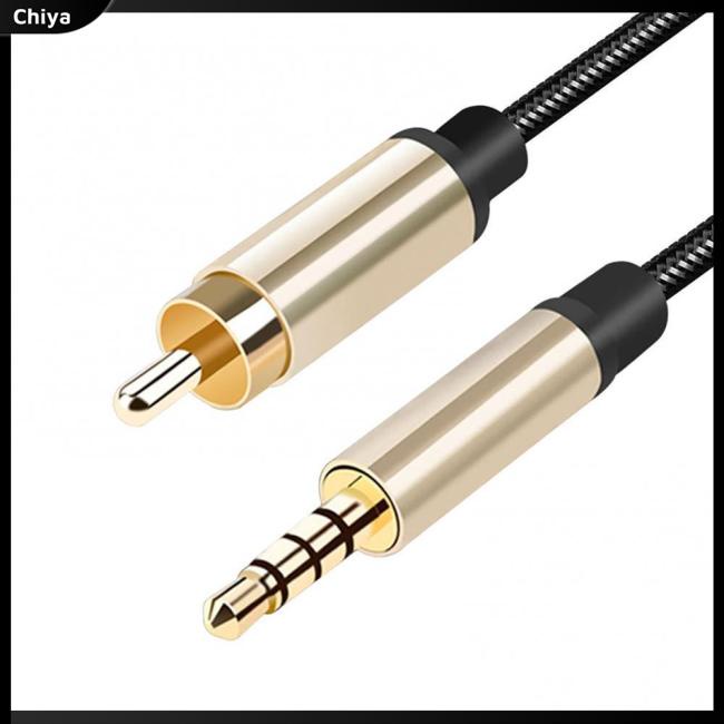 Dây Cáp Âm Thanh Đồng Trục Kỹ Thuật Số Hdtv Stereo Spdif Rca Sang 3.5mm Cho Bộ Khuếch Đại Tv