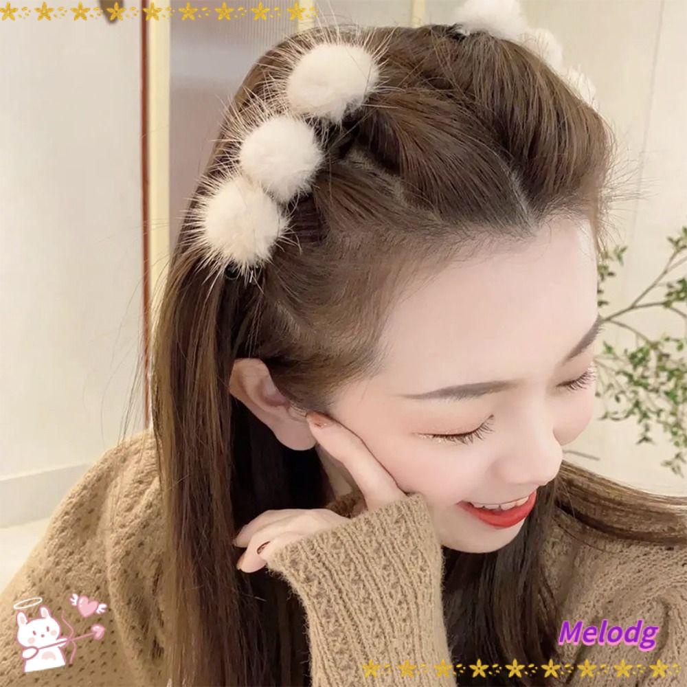 MELODG Kẹp Tóc Hình Cá Mập Hai Lớp Thời Trang Cho Nữ