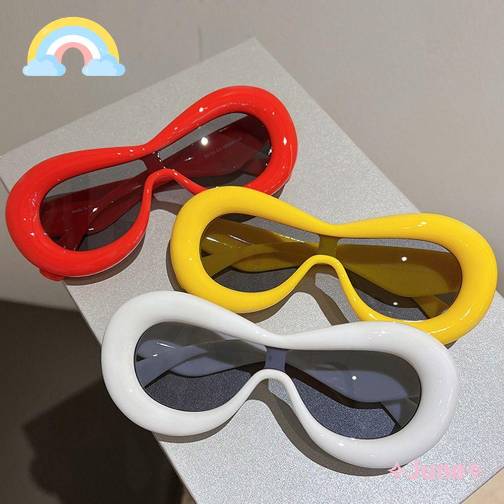 JUNE Kính Mát Gọng Oval Thời Trang Dành Cho Cả Nam Và Nữ