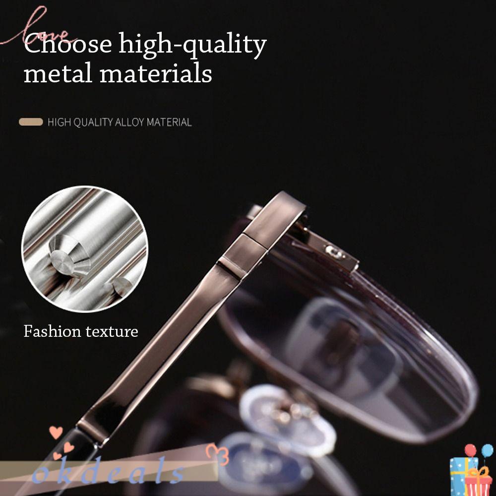 OKDEALS Kính Đọc Sách Gọng Siêu Nhẹ Thoải Mái Phong Cách Vintage Thanh Lịch Cho Nam Và Nữ