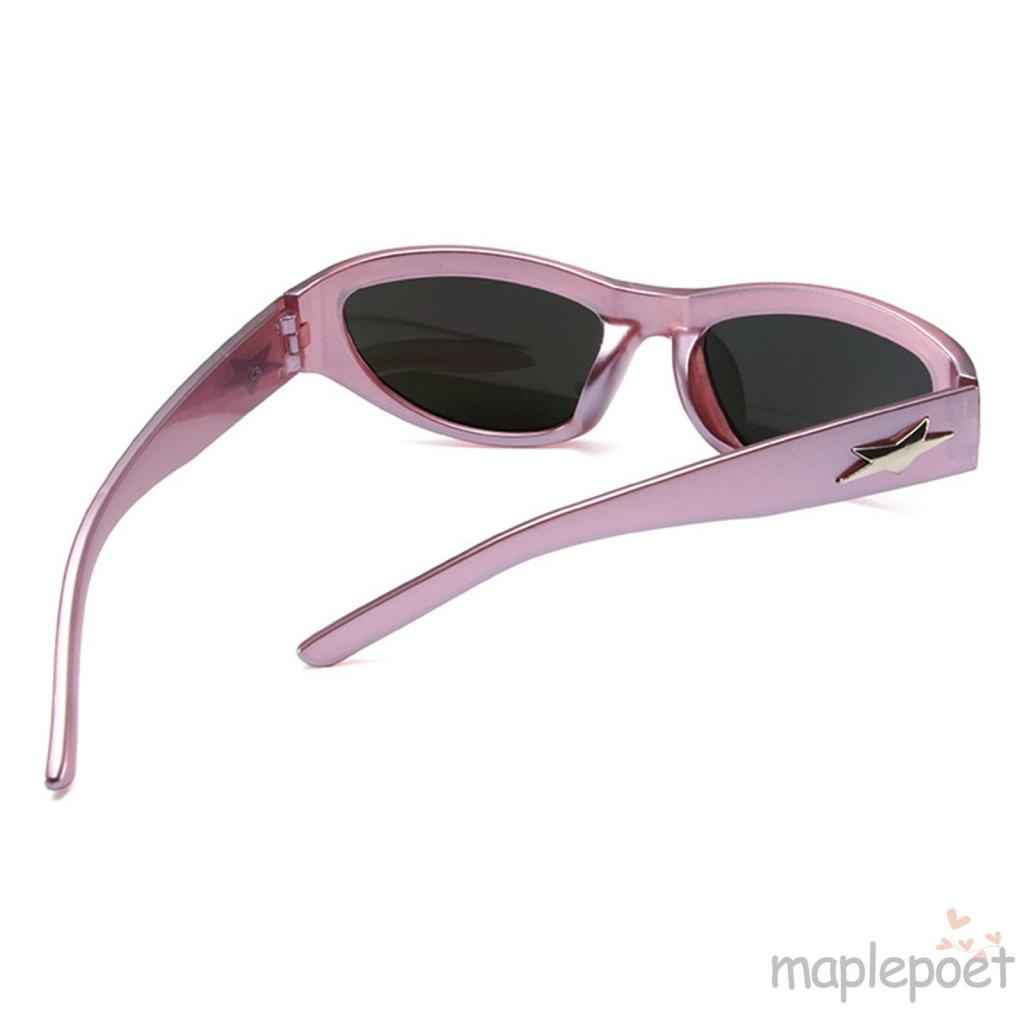 Kính Râm Quấn Tròng Hình Ngôi Sao Năm Cánh Phong Cách Hip Hop Punk Y2K Cá Tính Cho Nam Và Nữ