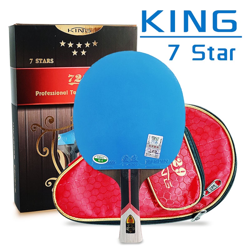 Vợt Bóng Bàn 729 King 6 / 7 Star Bằng Cao Su Dính Phong Cách Mới