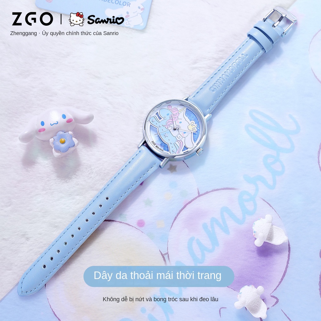 Đồng Hồ Thạch Anh Chống Thấm Nước Hoạt Hình Kuromi Phong Cách Mới Cho Nữ Sinh Trung Học / Trẻ Em / Bé Gái