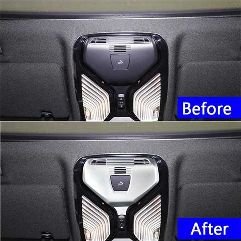 Khung Dán Bảng Điều Khiển Đèn Đọc Sách Bằng ABS Trang Trí Nội Thất Xe Hơi BMW 5 6 Series GT / X3 / X4 X5 G30