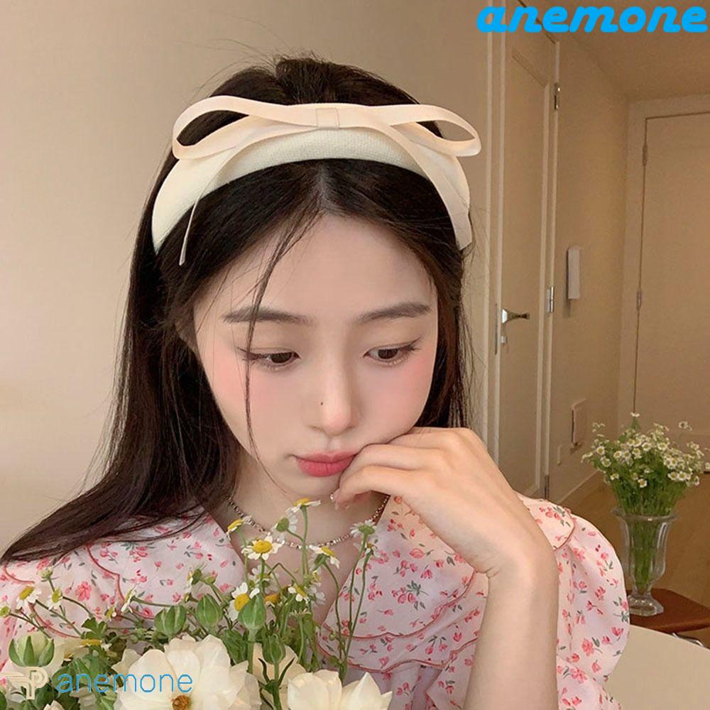 ANEMONE Băng Đô Cài Tóc Lolita Y2K Đơn Giản Thanh Lịch Cho Nữ