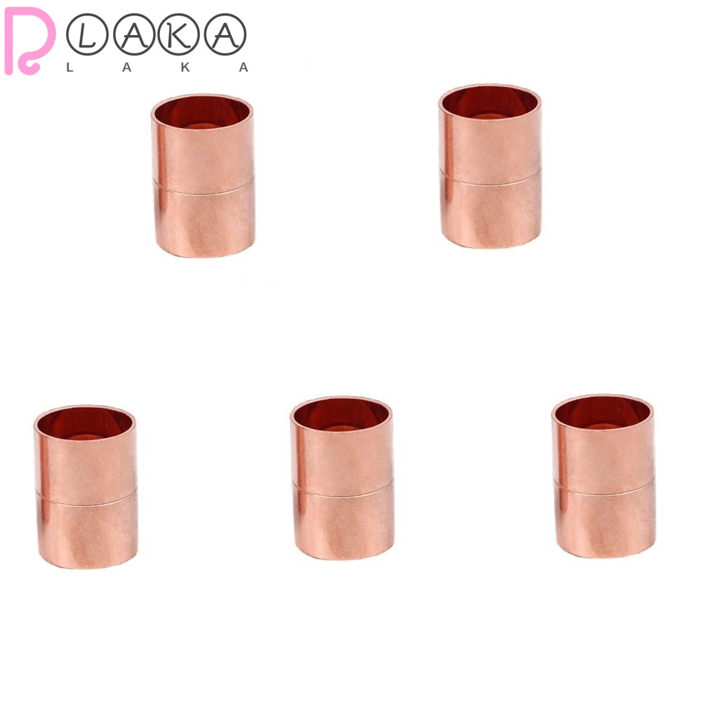 LAKAMIER Set 5 Đầu Nối Ống Đồng Tròn 3 / 4 Inch Chống Oxy Hóa Chuyên Dụng