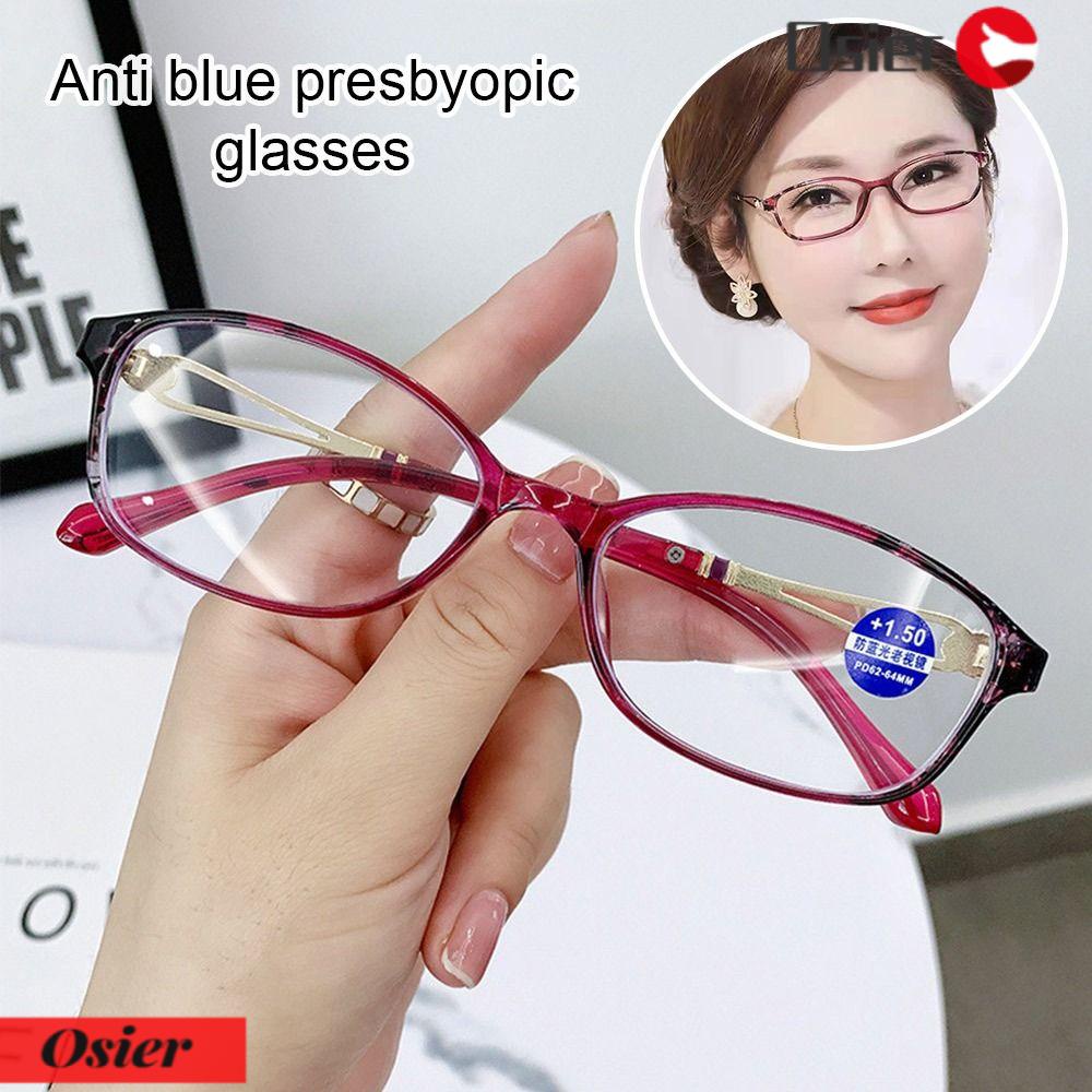 OSIER1 Kính Đọc Sách Gọng Siêu Nhẹ Chống Ánh Sáng Xanh Kiểu Dáng Thoải Mái Phong Cách Cổ Điển Cho Nam Và Nữ