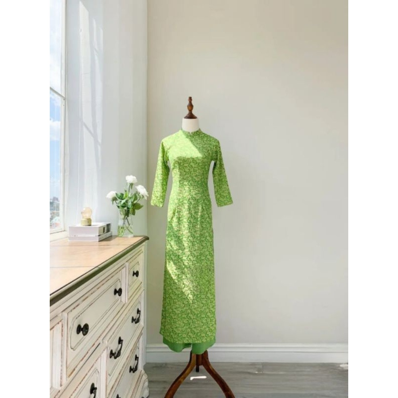 🥰 Áo dài gấm tơ hoa cao cấp hàng loại 1 mềm mại giá rẻ co giãn nhẹ . bao giá thị trường bán giá sỉ💯