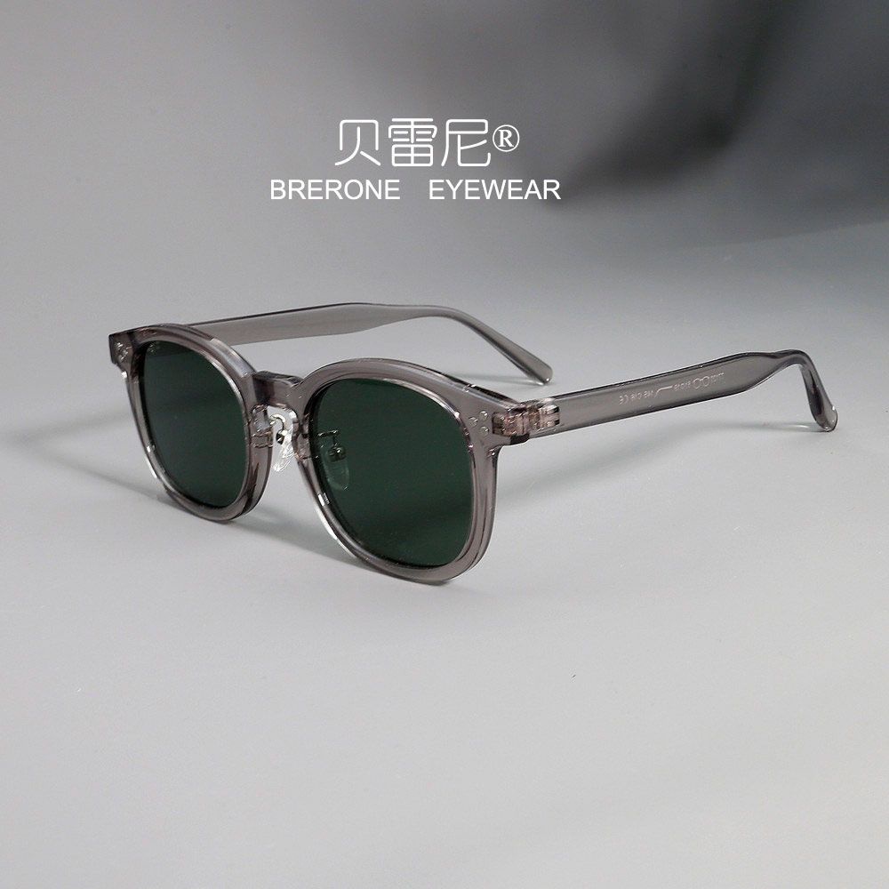 Shawn Yue Kính Mát Phân Cực Màu Xanh Lá Đậm Siêu Nhẹ Phong Cách Mới Cho Nam Lái Xe Haobing boutiqu