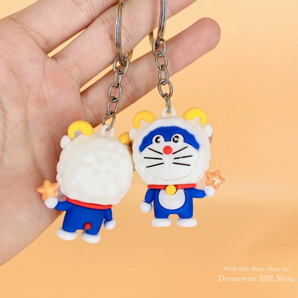 MÓC KHÓA DORAEMON CUNG HOÀNG ĐẠO BẰNG NHỰA SIÊU DỄ THƯƠNG