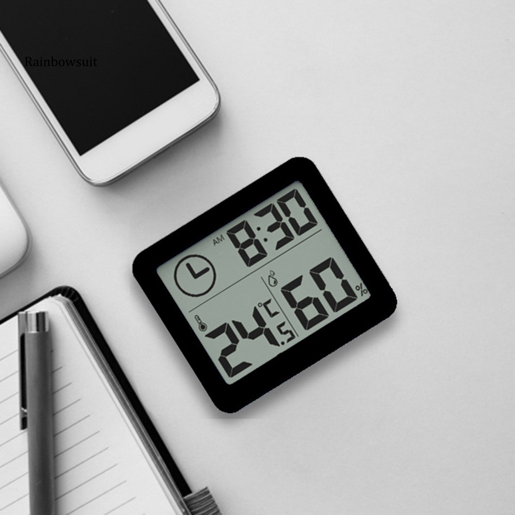 Đồng Hồ Đo Nhiệt Độ Và Độ Ẩm Màn Hình LED Kỹ Thuật Số Độ Chính Xác Cao Đa Năng Dùng Trong Nhà / Ngoài Trời