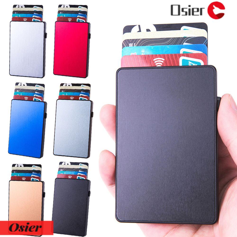 OSIER1 Ví Nhôm Tự Động Bật / Tiền Đa Năng Cho Nam