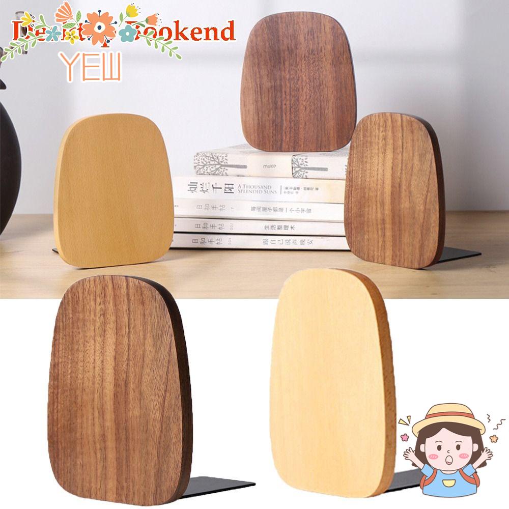 YEW Bộ 2 Giá Đỡ Sách / Tạp Chí / Tạp Chí Bằng Gỗ Chống Mòn Tiện Dụng