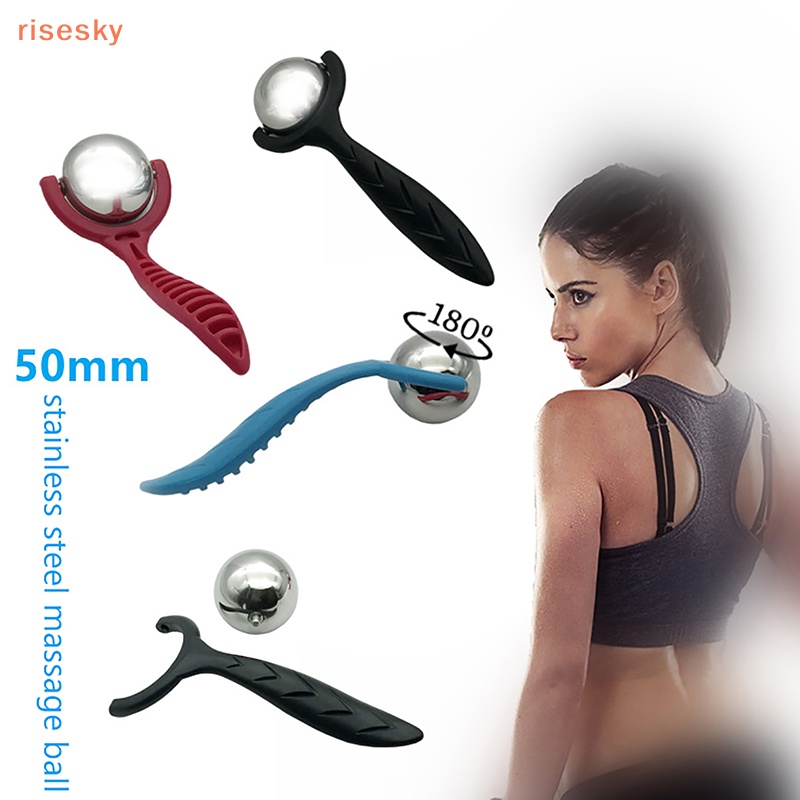 Cây Lăn Mát Xa Mặt Nóng / Lạnh Bằng Inox Tiện Dụng