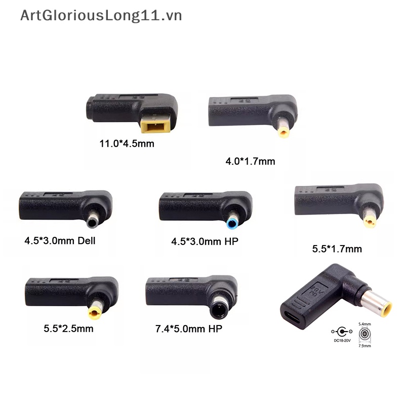 Đầu Nối Chuyển Đổi Nguồn Điện USB Type C Sang Dc 100W Thông Dụng Cho Laptop