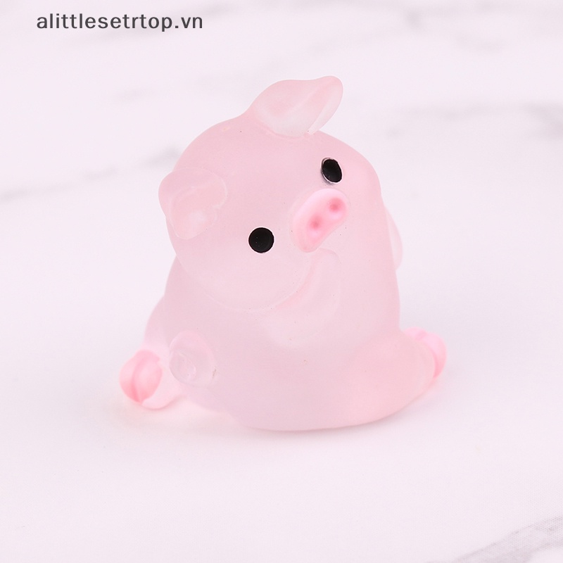 Alittlesetrtop 5/10 cái quả bóng lợn phát sáng dễ thương mochi fun joke gift anti-stress toys diy decor.