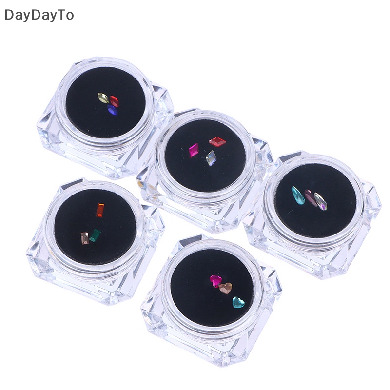 Hộp 3 Phụ Kiện Trang Trí Răng Bằng Acrylic Hình Kim Cương