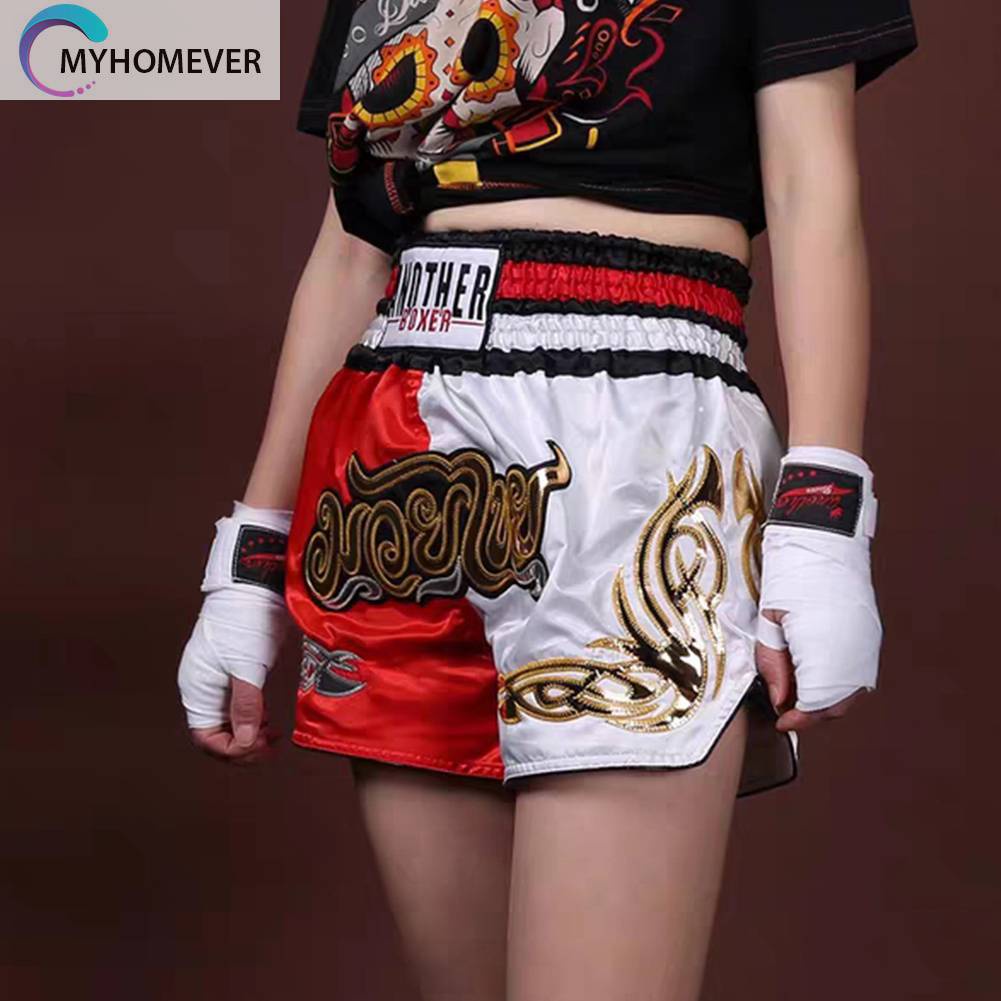 Quần Đùi Thể Thao Co Giãn Thoáng Khí Dành Cho Tập Boxing