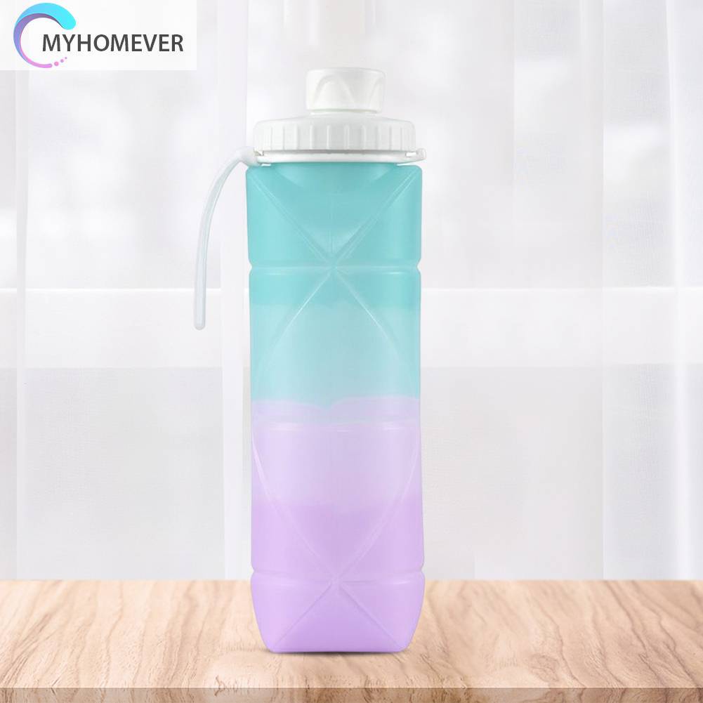 Bình Nước Thể Thao Bằng Silicone Không BPA Dung Tích 600ML