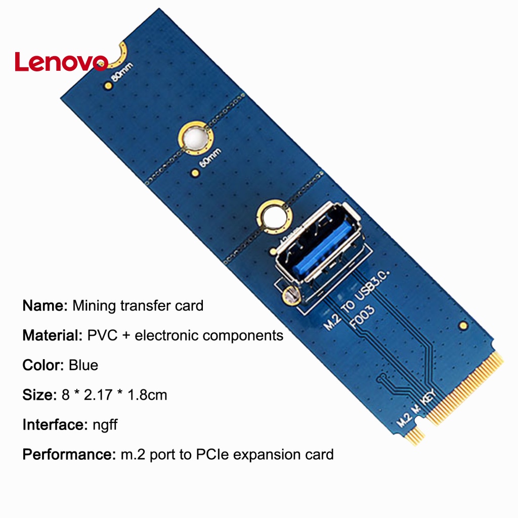 Thẻ Chuyển Đổi USB 3.0 M.2 NGFF Sang PCI-E X4 Chuyên Dụng Cho Mining