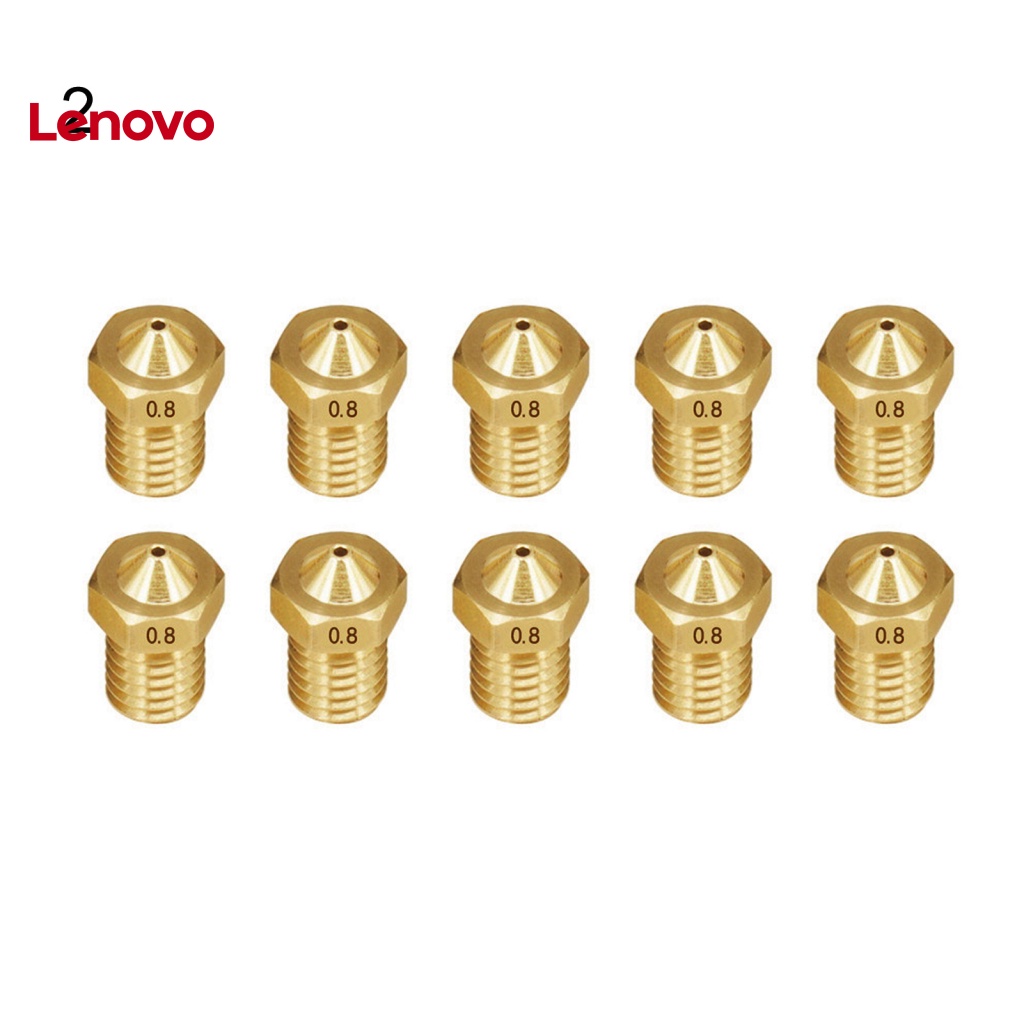 Set 10 Vòi Phun M6 1.75 / 3.0mm V5 V6 Chuyên Dụng Cho Máy In 3D