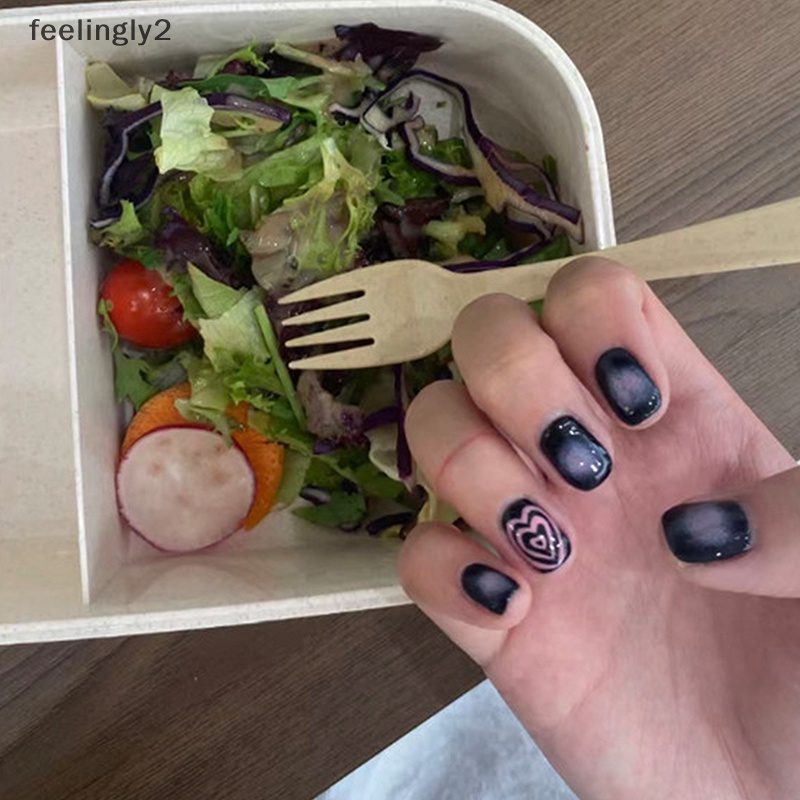 Bộ 24 Móng Tay Giả Phủ Toàn Diện Chống Nước Không Đường May Tháo Rời Được Kèm Phụ Kiện