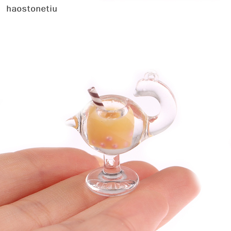 Bộ 2 Ly Nước Mini Bằng Nhựa Resin Dạ Quang Hình Chim Hồng Hạc Trang Trí Xe Hơi