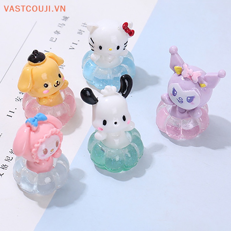 1 Vòng Phao Bơi mini Bằng Nhựa Phát Quang Trang Trí Nhà Búp Bê VN