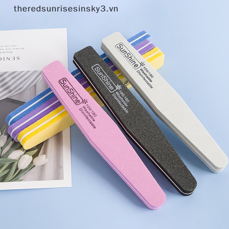 Set 10 Cây Dũa Móng Tay Có Thể Giặt Lại Tiện Dụng