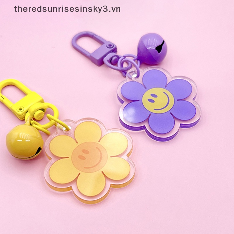 # # Móc Khóa Xe Hơi / Ba Lô / Mặt Cười / Bông Hoa Nhiều Màu Sắc Thời Trang