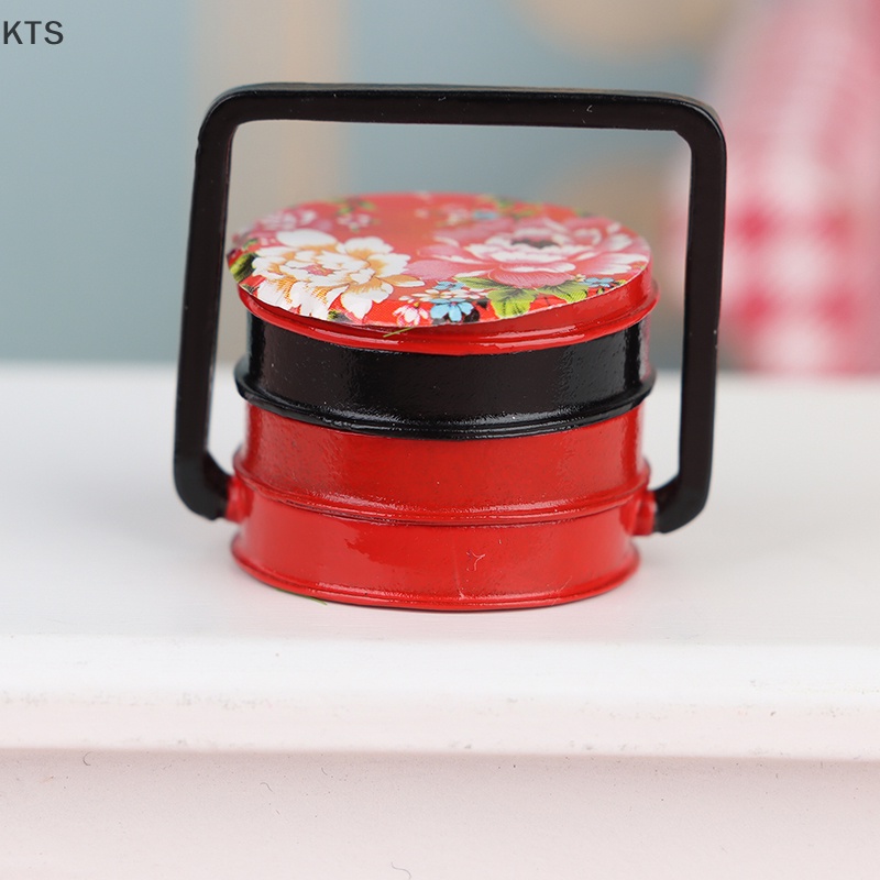 Mô Hình Rổ Kim Loại Đựng Thức Ăn Tỉ Lệ 1: 12 Trang Trí Nhà Búp Bê