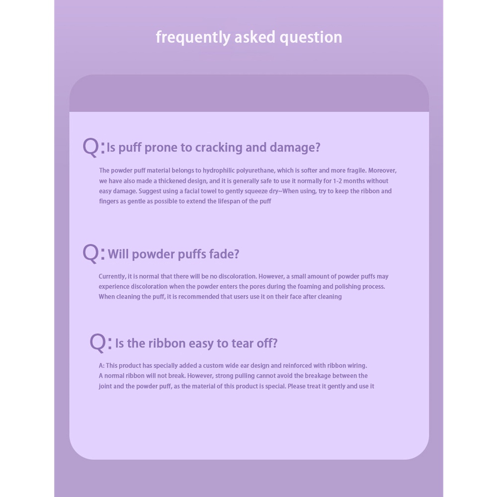 Lishu Potato Chips Powder Puff Air Cushion Puff Purple Sweet Potato Flavour Đệm khí Egg Yolk Pie Powder Puff Foundation Mút trang điểm Mút xốp heby1