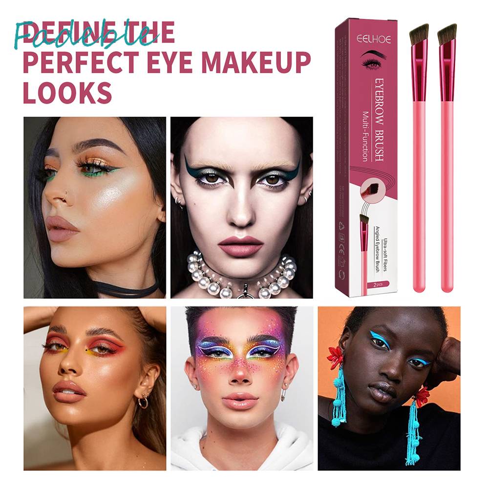Set 2 Cọ Trang Điểm Lông Mày Chuyên Nghiệp