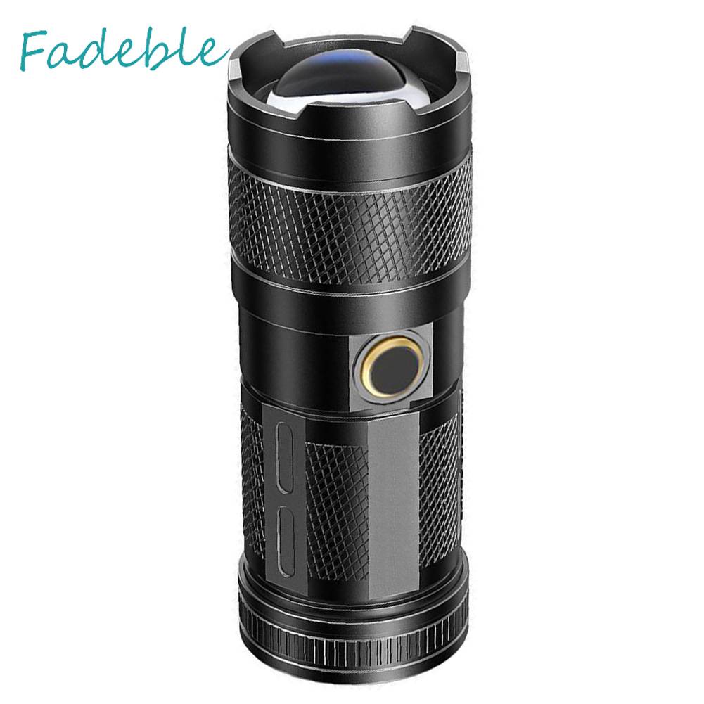 Đèn Pin 30W LED COB 1500mAh 1000LM Sạc USB Loại C Chống Thấm Nước