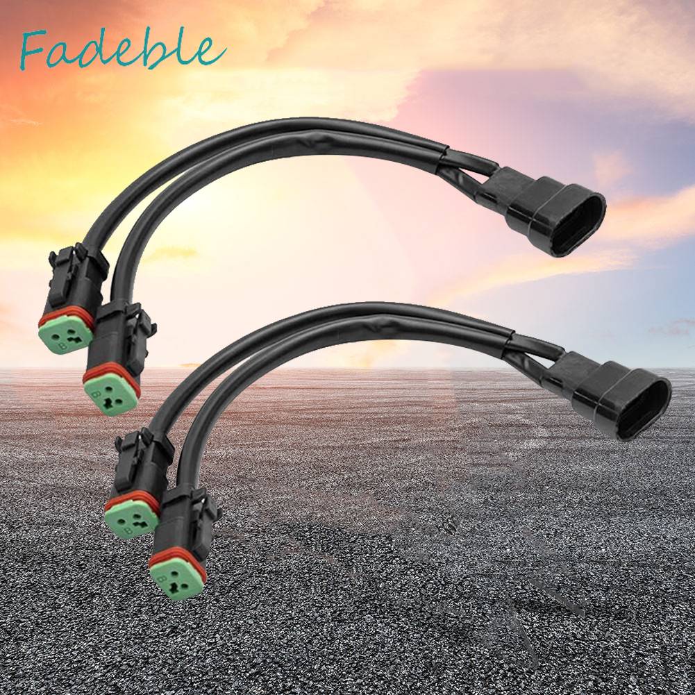 Đầu Nối Đèn Pha 9005 9006 H10 Sang Deutsch DT 12V Chất Lượng Cao