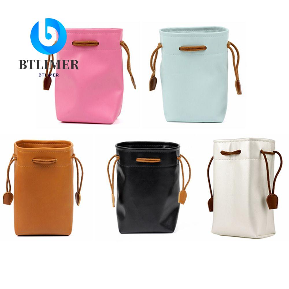 BTLIMER Ốp Máy Ảnh Màu Trơn Có Dây Rút Chất Lượng Cao