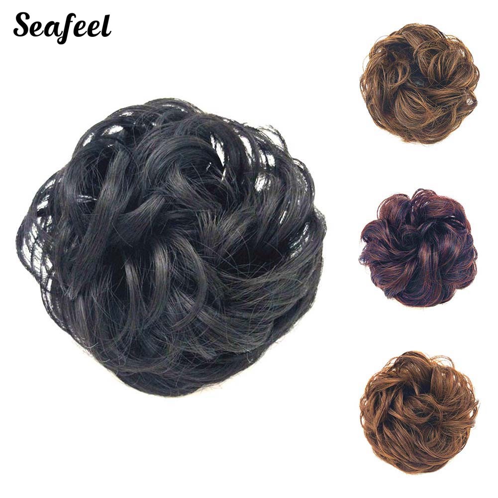 Dây Buộc Tóc Đính Bóng Lông Dễ Thương Cho Nữ