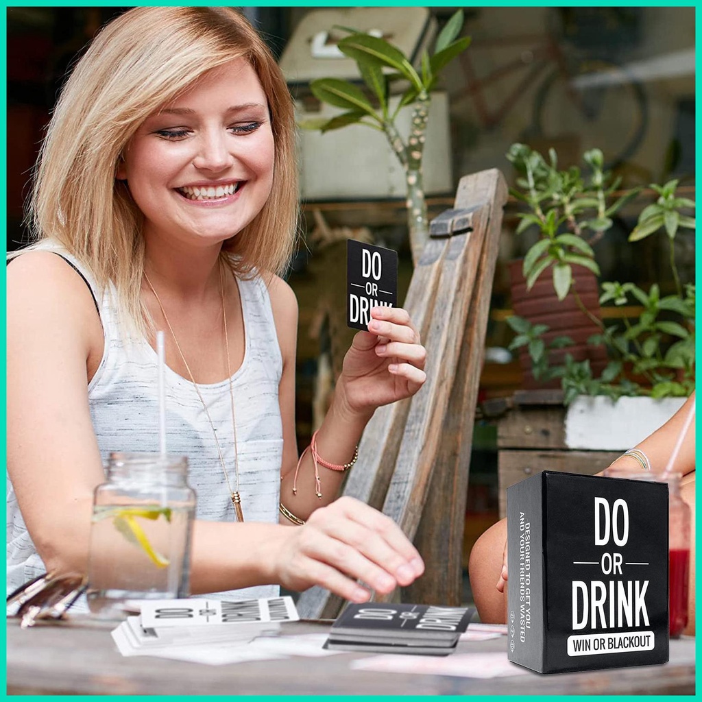Bộ Thẻ Bài Trò Chơi Do or Drink Phiên Bản Tiếng Anh Đầy Đủ Vui Nhộn