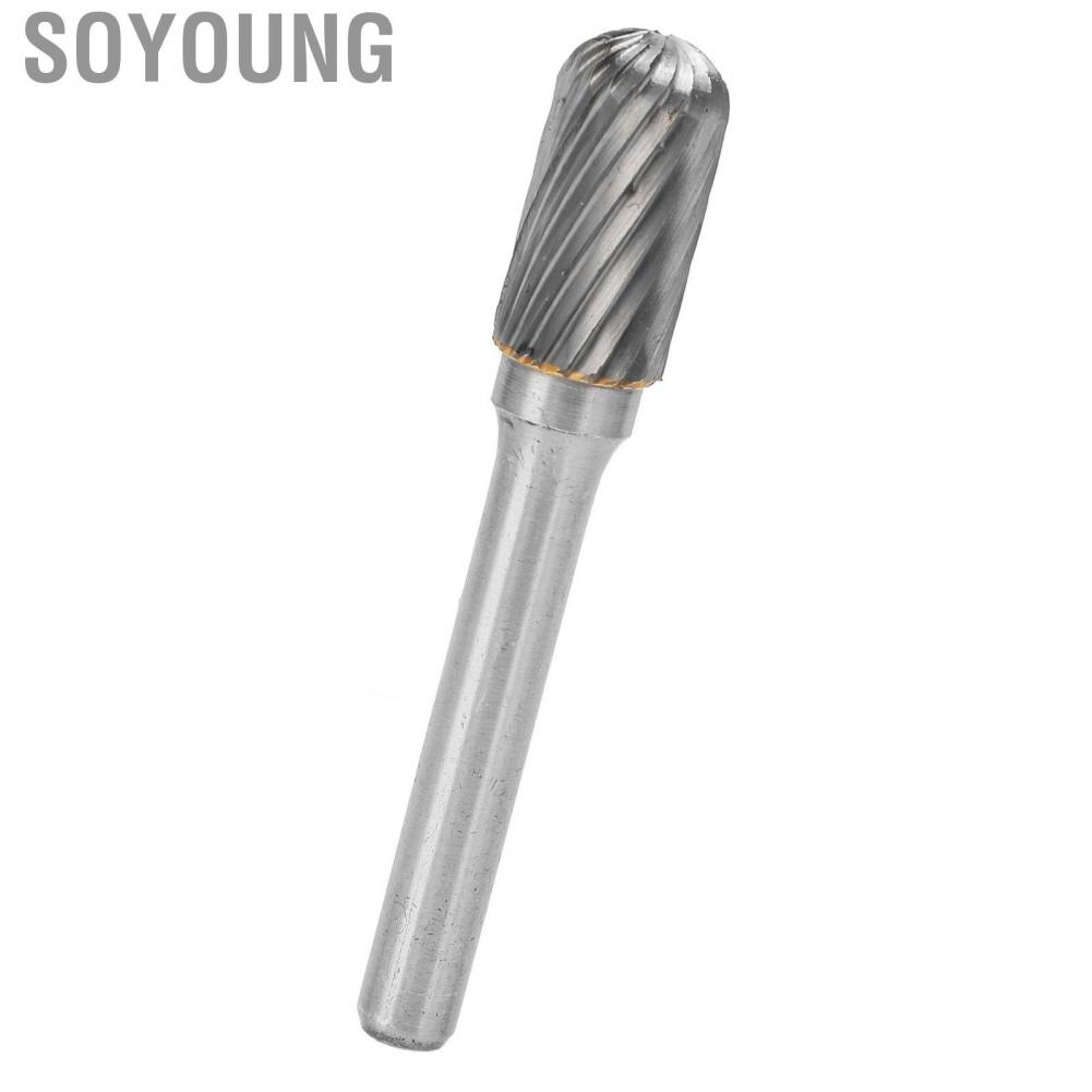 Soyoung Carbide Burr File  Deburring High Efficiency Die Grinder Bit Single Cut for Ship Automobile
