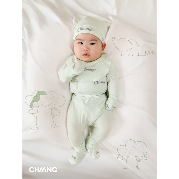 Chaang - Phụ kiện sơ sinh mũ, bao tay bao chân mềm mại cho bé