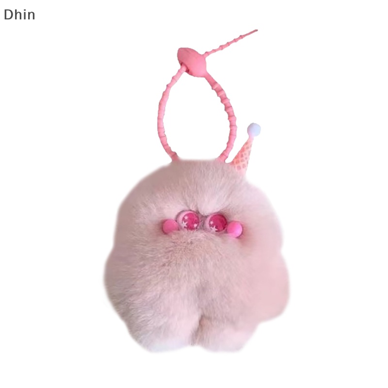 [Dhin] Móc Khóa Xe Hơi Hình Thỏ Bông Đáng Yêu