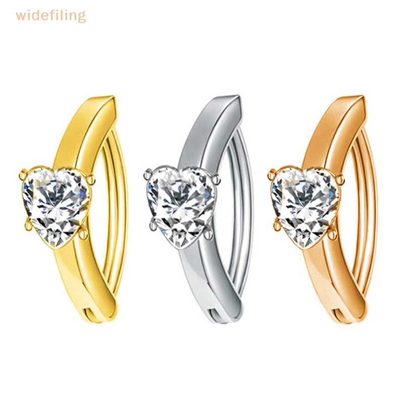 1 Khuyên Rốn Dạng Cong Đính Pha Lê Tối Giản Cho Nữ