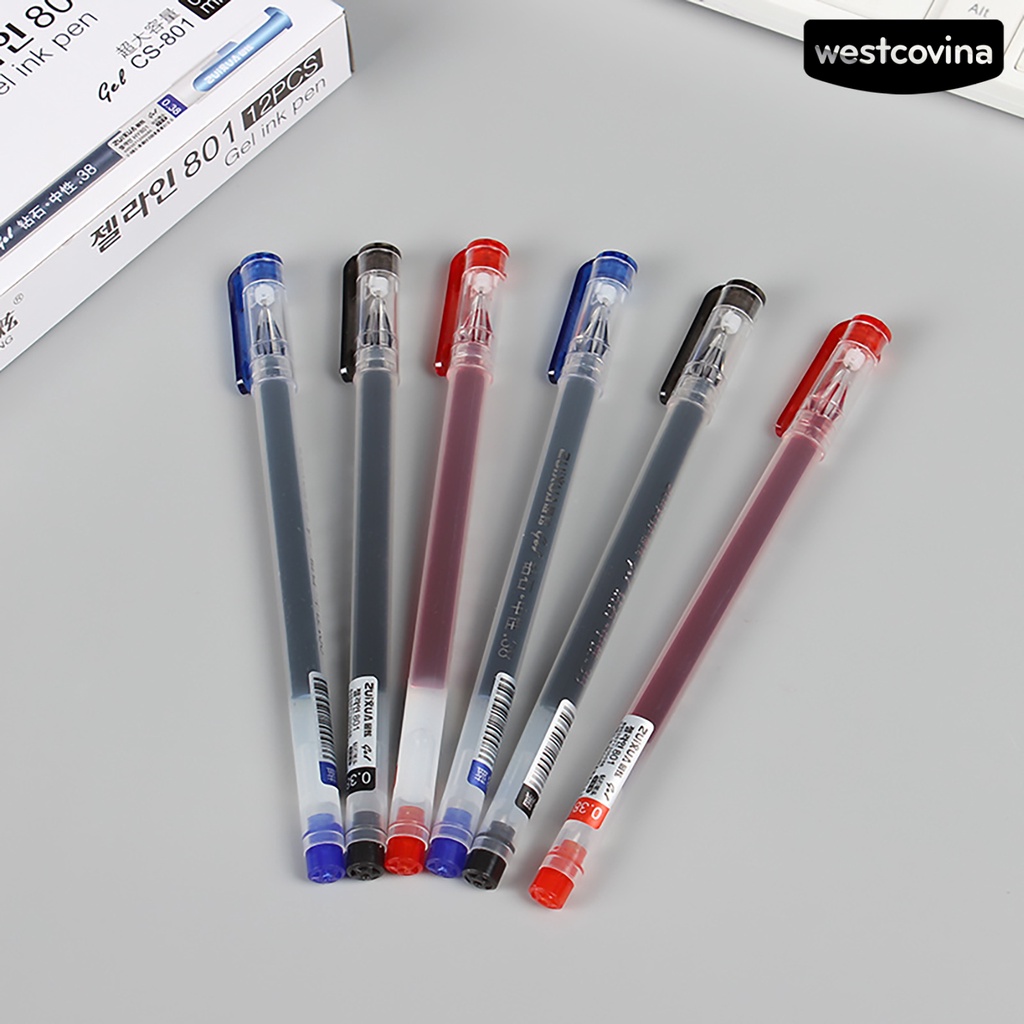 [WSTN] [WSTN]✎Set 12 Bút Mực Gel Ngòi 0.38mm Chất Lượng Cao