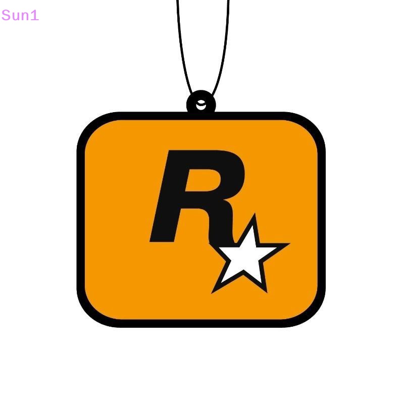 Sun1 > Dây Treo Khử Mùi Hôi Xe Hơi Hình Ngôi Sao R Hương Thơm Lấp Lánh Ánh Sáng Đỏ