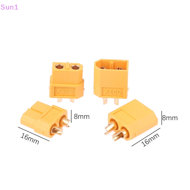 Set 5 Cặp Đầu Nối XT-60 Phích Cắm Male Female Cho Máy Bay Điều Khiển Từ Xa