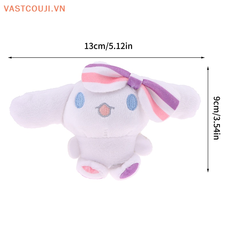 Móc Khóa Hình Thỏ Nhồi Bông Đáng Yêu 9CM