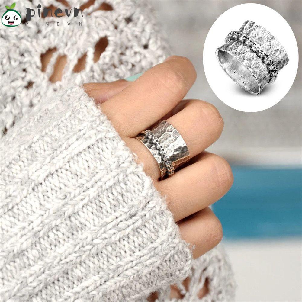 PINEVN Nhẫn Hình Đầu Lâu Giảm Căng Thẳng