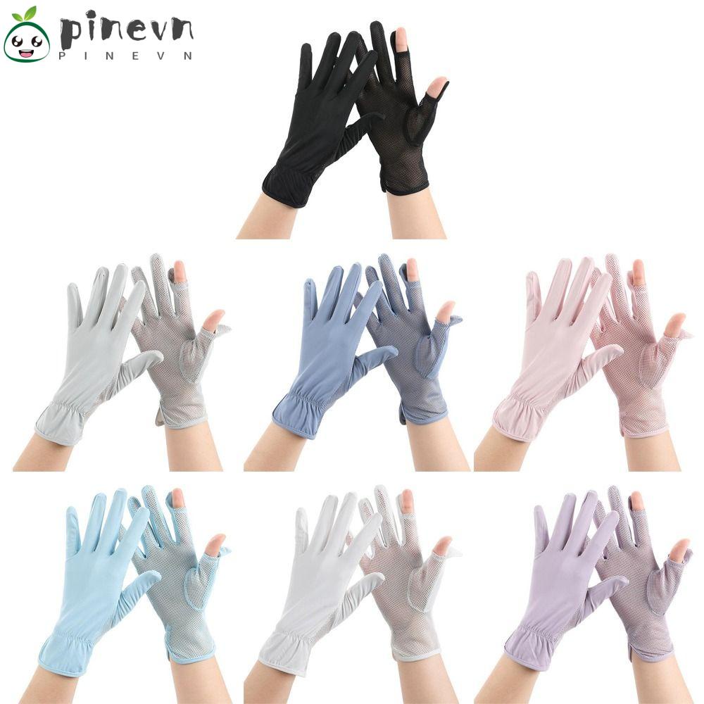 PINEVN 1 Đôi Găng Tay Chống Nắng Mỏng Dùng Khi Đạp Xe Ngoài Trời